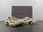 Balenciaga Mold Closed Rubber Taupe 702416 W3CE5 9300 - 6