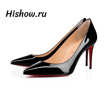 Christian Louboutin Kate Pumps Patent Calf Leather Black 85 mm 