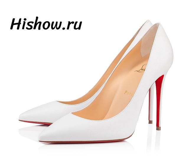 Christian Louboutin Kate Pumps Nappa leather Bianco 100mm - 1