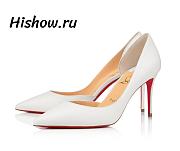 Christian Louboutin Iriza Pumps Nappa Leather Bianco White 85 mm - 1