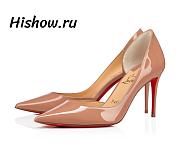 Christian Louboutin Iriza Pumps Patent Calf Nude 85 mm  - 1