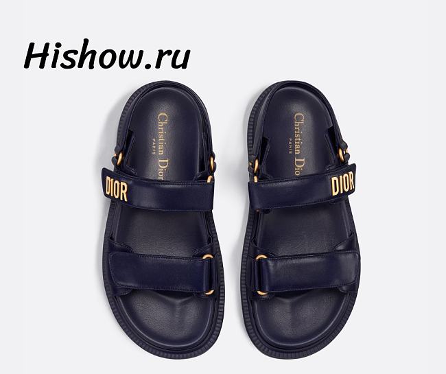 Dioract Sandal Deep Blue Lambskin KCQ547LAB_S68B - 1