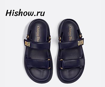 Dioract Sandal Deep Blue Lambskin KCQ547LAB_S68B