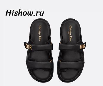 Dior Dioract Slide Black Lambskin KCQ718LAB_S900