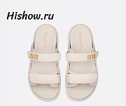 Dioract Slide White Lambskin KCQ718LAB_S03W - 1