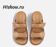 Dioract Slide Deep Beige Lambskin KCQ718LAB_S06T - 1