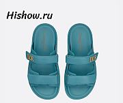 Dioract Slide Blue Lambskin KCQ718LAB_S71B - 1