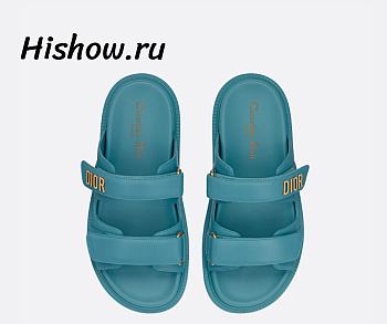 Dioract Slide Blue Lambskin KCQ718LAB_S71B
