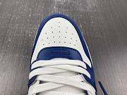 OFF-WHITE Out Of Office OOO Low Tops White Navy Blue Suede OMIA189F22LEA0020142 - 3