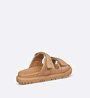 Dioract Slide Deep Beige Lambskin KCQ718LAB_S06T - 2