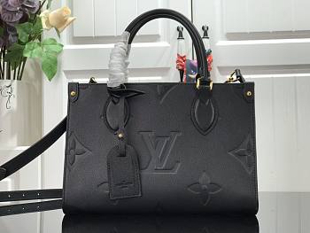 Louis Vuitton OnTheGo PM M45653 BLACK 25x19x11.5cm