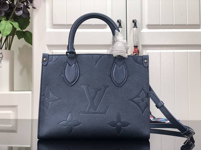 Louis Vuitton OnTheGo PM M45653 NAVY 25x19x11.5cm - 1