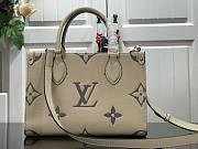 Louis Vuitton OnTheGo PM M45659 BEIGE 25x19x11.5cm - 2