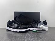 Nike Dunk Low Airbrush Swoosh Black FD6923-001 - 4
