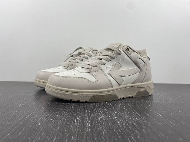 OFF-WHITE Out Of Office OOO Low Tops Cream - 1