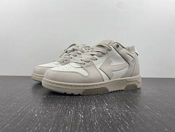 OFF-WHITE Out Of Office OOO Low Tops Cream