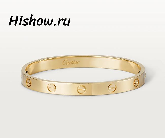 Catier Love Bracelet Yellow Gold 6.1 mm - 1