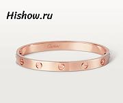 Catier Love Bracelet Rose Gold 6.1 mm - 1