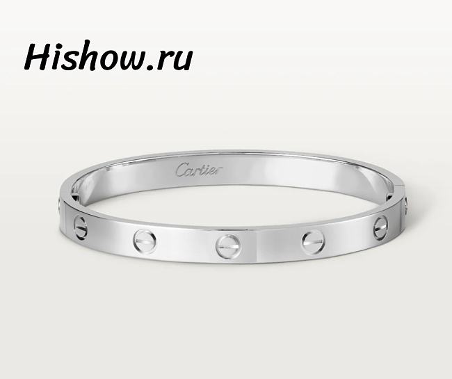 Catier Love Bracelet White Gold 6.1 mm - 1