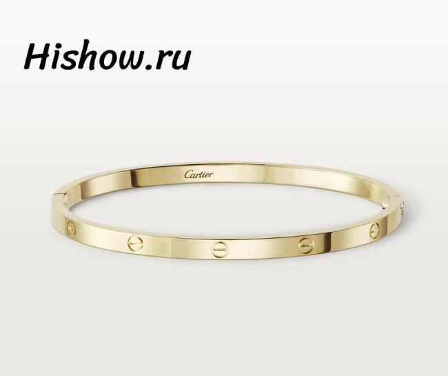 Catier Love Bracelet Small Model Yellow Gold 3.65 mm - 1