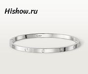 Catier Love Bracelet Small Model White Gold 3.65 mm - 1