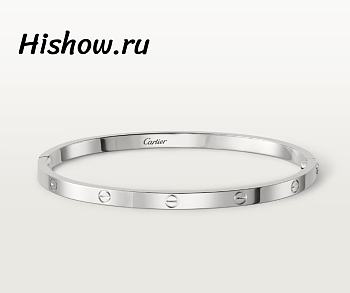 Catier Love Bracelet Small Model White Gold 3.65 mm
