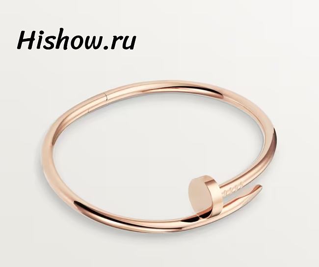 Catier Juste Un Clou Bracelet Rose Gold 3.5 mm - 1