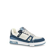 Louis Vuitton Trainer Sneaker Blue 1ABLUR - 6