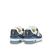 Louis Vuitton Trainer Sneaker Blue 1ABLUR - 4