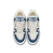 Louis Vuitton Trainer Sneaker Blue 1ABLUR - 3