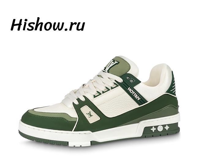 Louis Vuitton Trainer Sneaker Kaki 1ABLVV - 1