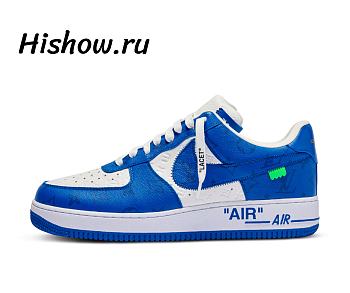 Louis Vuitton Nike Air Force 1 Low By Virgil Abloh Blue