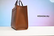 Fendi Sunshine Medium Brown Leather Shopper Medium - 5