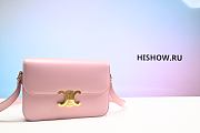 Celine Classique Triomphe Bag ln Shiny Calfskin Pink - 5