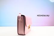 Celine Classique Triomphe Bag ln Shiny Calfskin Pink - 3