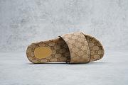 Gucci Canvas Slide Sandal Beige 624695 H6320 9763 - 5