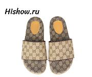 Gucci Canvas Slide Sandal Beige 624695 H6320 9763 - 1