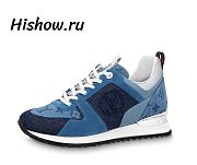 Louis Vuitton Run Away Sneaker Black Blue 1ABHO9 - 1