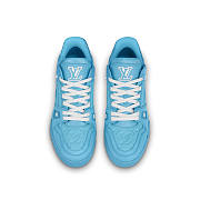 Louis Vuitton Trainer Sneaker Blue 1AARFU - 3