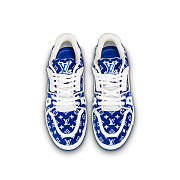 Louis Vuitton Trainer Sneaker Blue 1ABFRR - 3