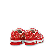 Louis Vuitton Trainer Sneaker Red 1ABFSV - 4