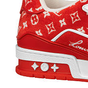 Louis Vuitton Trainer Sneaker Red 1ABFSV - 3