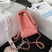 Chanel Should bag 1115 Pink Size 17x13x7cm (Gold Wire) - 6