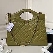 Chanel Handbag Avocado AS1010A Size35x39x8cm - 1