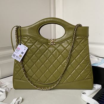 Chanel Handbag Avocado AS1010A Size35x39x8cm