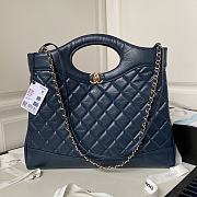Chanel Handbag Navy AS1010A Size35x39x8cm - 1