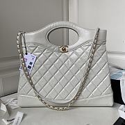Chanel Handbag White AS1010A Size35x39x8cm - 1