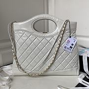 Chanel Handbag White AS1010A Size35x39x8cm - 5
