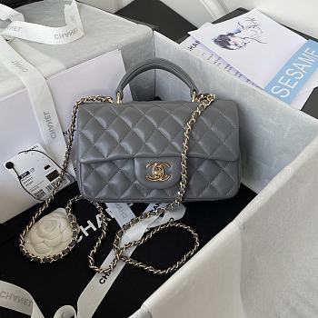 Chanel Handbag Grey AS2431A Size20x12x6cm