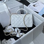 Chanel Handbag White AS2431A Size20x12x6cm - 3